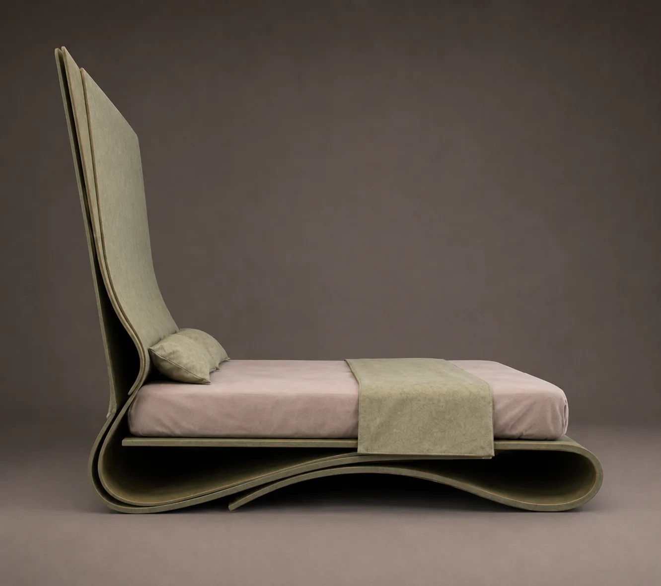 Aurelis Bed in Sage — view 2
