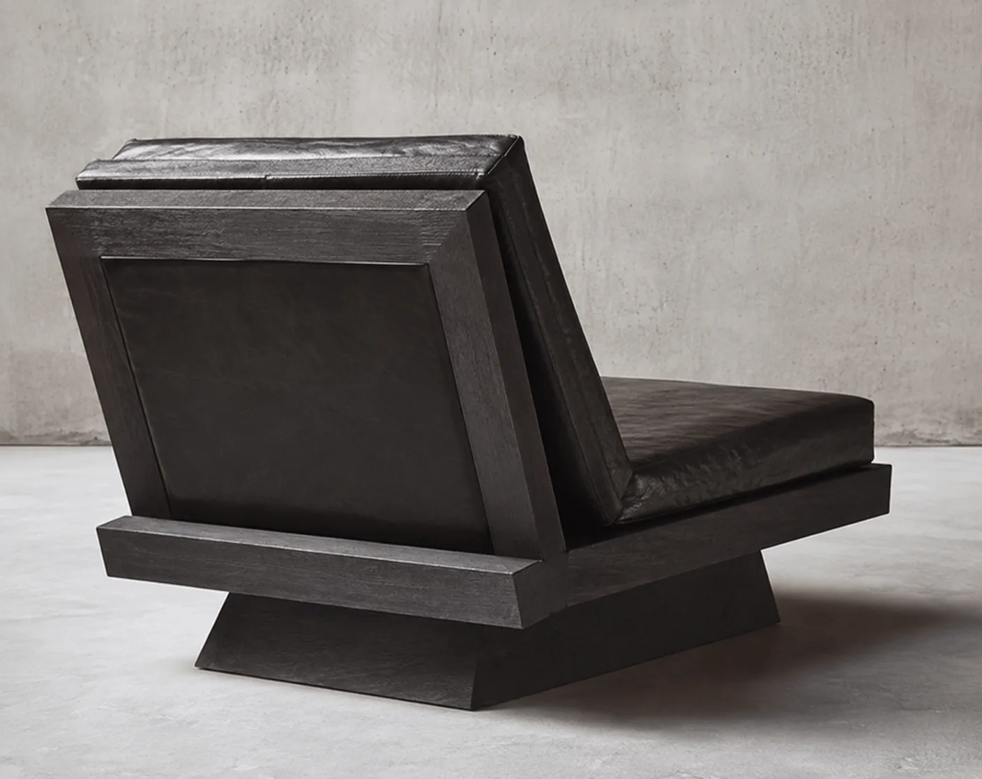Nova Lounge Chair in Black — view 2