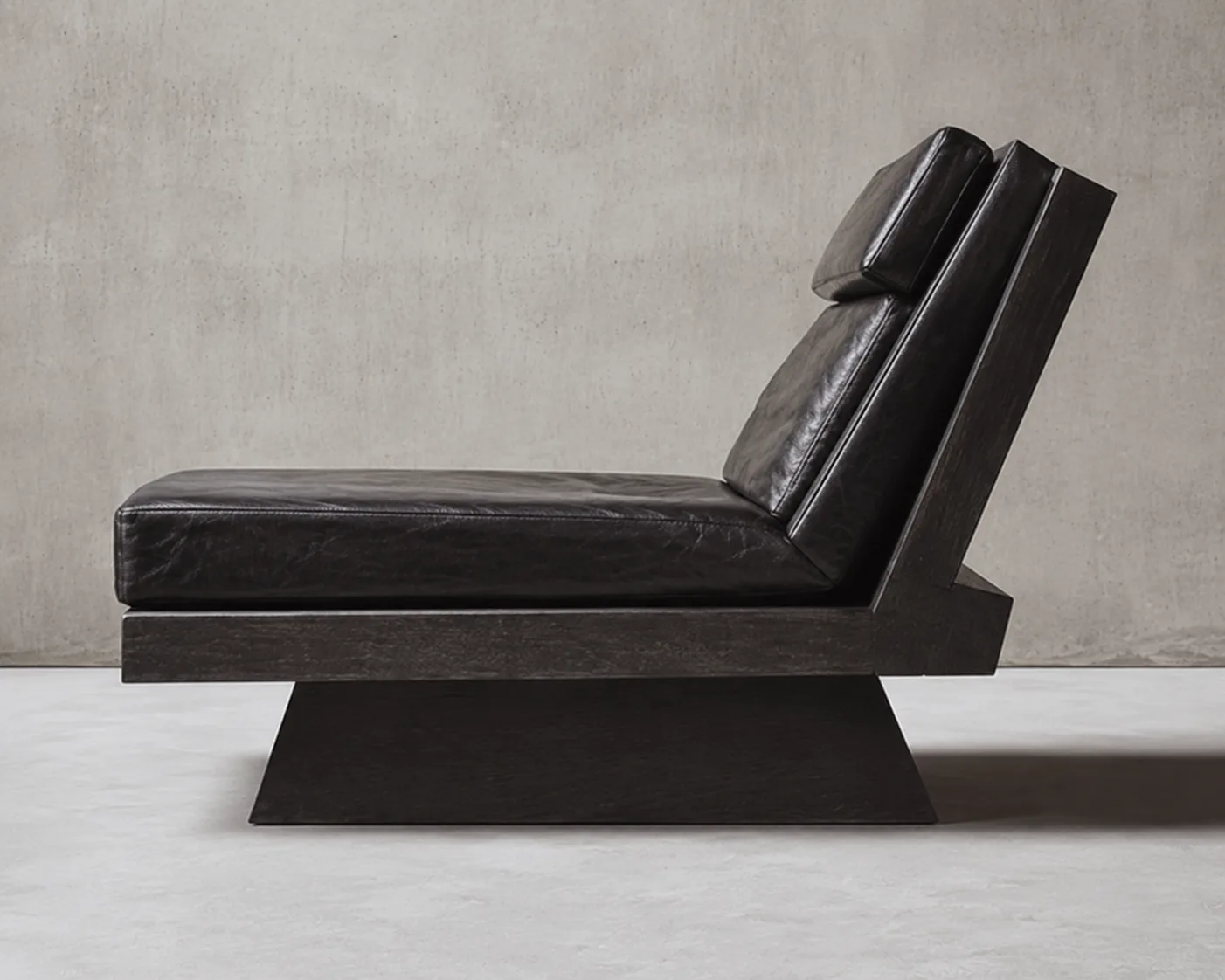 Nova Lounge Chair in Black — view 3