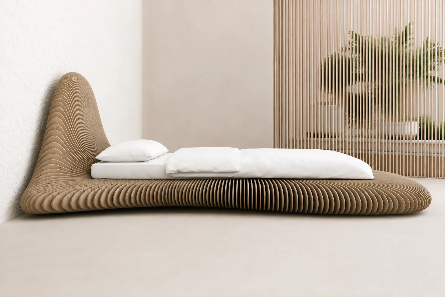 Dune Bed in Oat — view 3